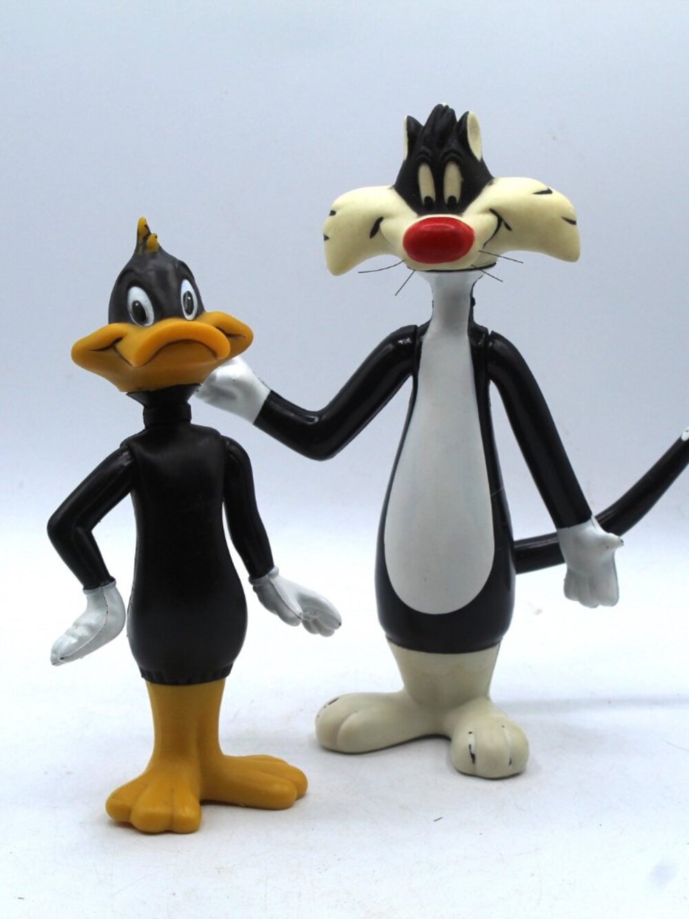 Vintage Sylvester the Cat 1969 Daffy Duck 1968 Warner Bros Looney Tunes Dakin Co